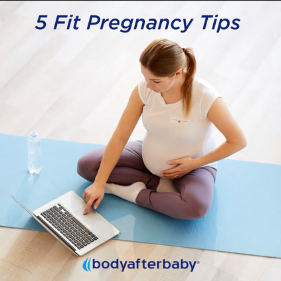 5 Fit Pregnancy Tips Graphic