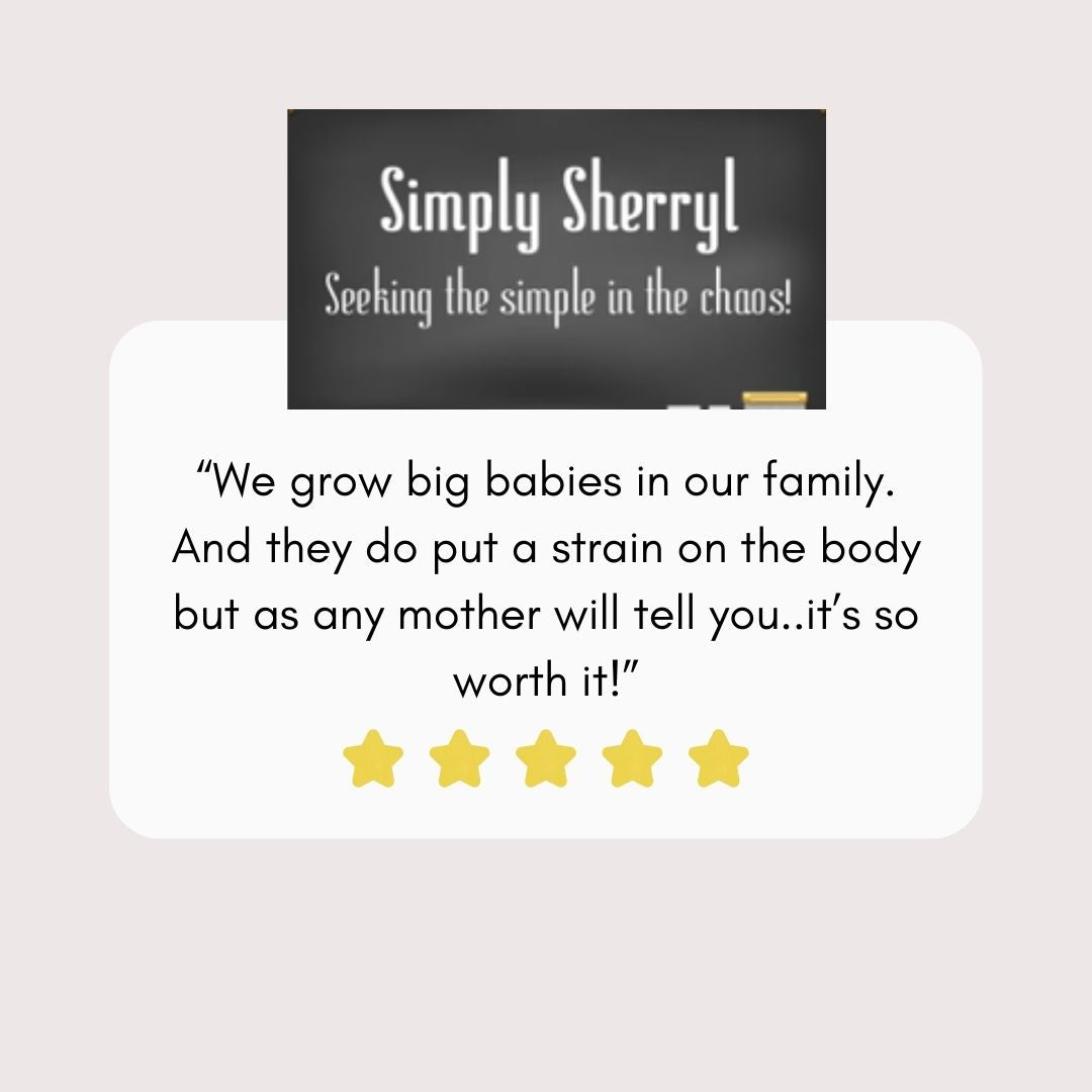 Simply Sherryl reviews the Motherload, pregnancy support belly band
