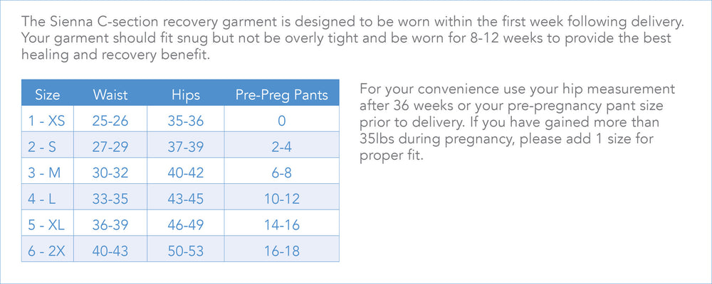 
                  
                    SIENNA C-Section Recovery Garment
                  
                